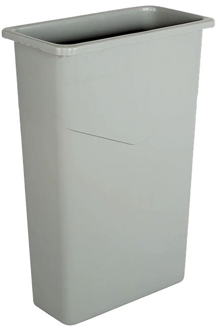 Indoor Slim Waste Container 23 gal #GL009510GRI