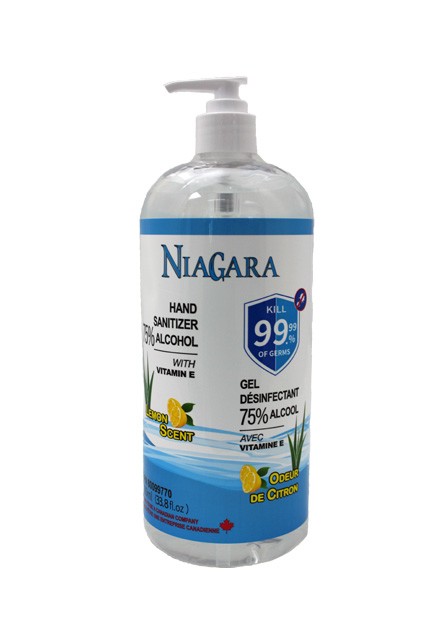 Hand Sanitizer with Vitamin E NIAGARA, 75% Alcohol #SCNGHSL1000