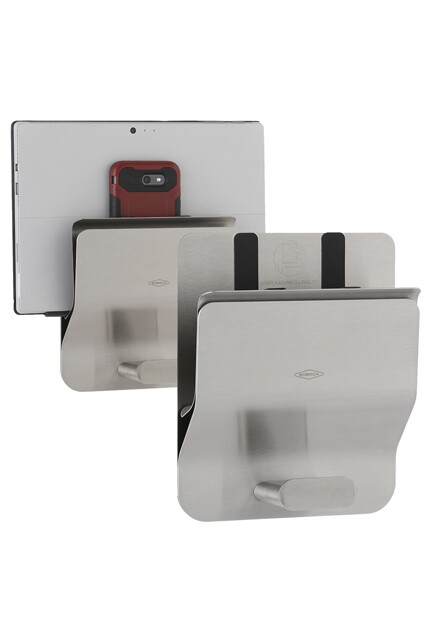 Support mural pour appareils mobiles en acier inoxydable #BO000635000