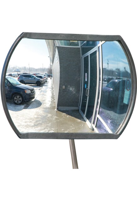 Miroir convexe rectangulaire/rond avec bras télescopique SDP530