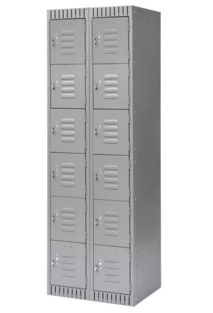 Steel Lockers, 1 Level, Knocked Down #TQ0FL371000