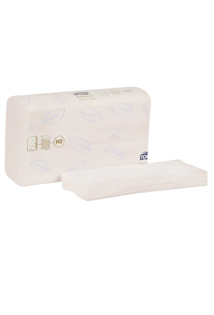 101298 TORK PREMIUM Serviettes à mains blanc en plis multiples #SC101298000