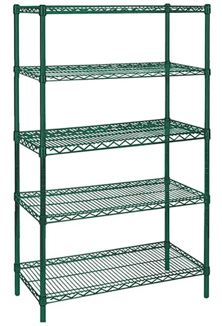 Étagères robustes en treillis métallique 5 tablettes #TQ0RN123000