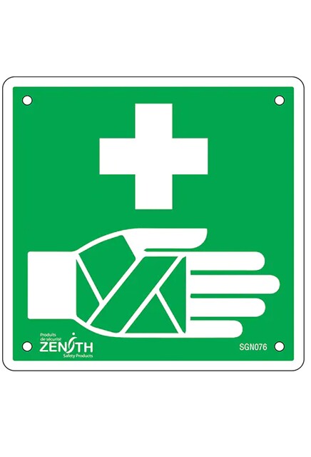 First Aid Safety Sign #TQSGN079000