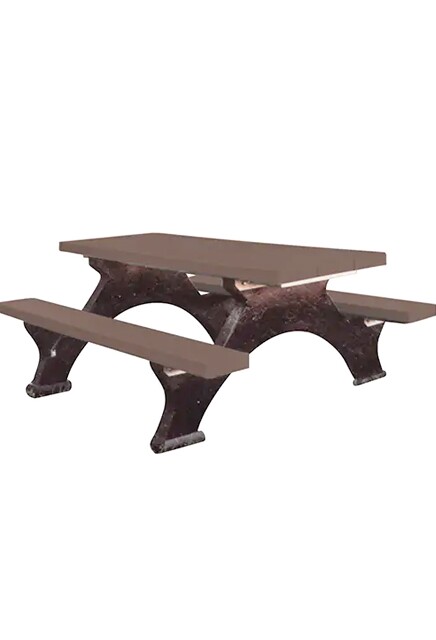Recycled Plastic Picnic Tables, Step Over Entry #TQ0ND423000