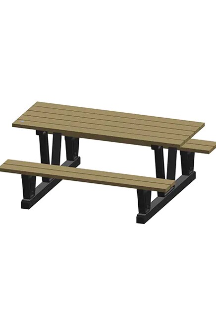 Table de pique-nique d'extérieur en plastique recyclé #TQ0NJ037000