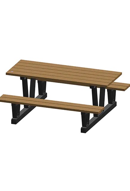 Table de pique-nique d'extérieur en plastique recyclé #TQ0NJ038000