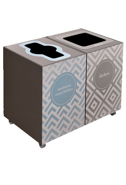 LOUNGE Îlot de récupération 2 voies 26L #NILO2602P7GRI