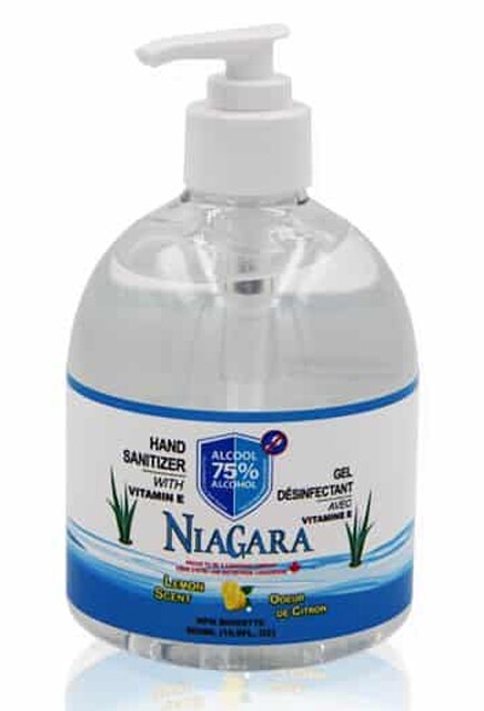 Gel désinfectant pour les mains avec Vitamine E NIAGARA, 75% alcool #SCNGHSP0500