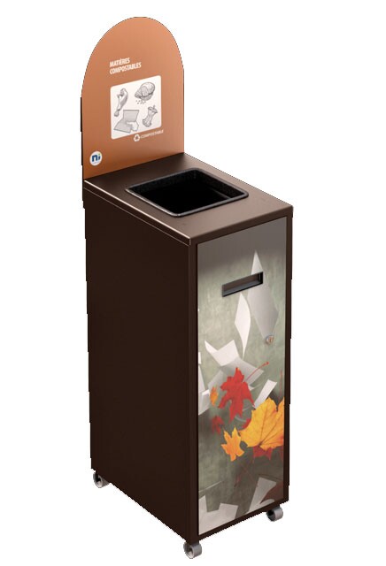 MULTIPLUS Station de recyclage pour les matières organiques 87L #NIMU87P1MOBRU
