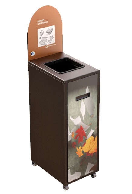 MULTIPLUS Station de recyclage pour les matières organiques 87L #NIMU87P1MONOI