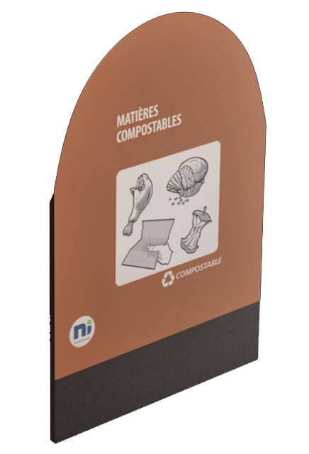Backboard Sign for Multiplus Station #NILPAN120MO