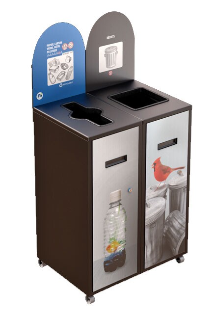 MULTIPLUS Station de recyclage double 120L #NIMU12002P1BRU