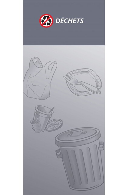 Autocollant "Déchets" pour station Multiplus #NIWASTP6120