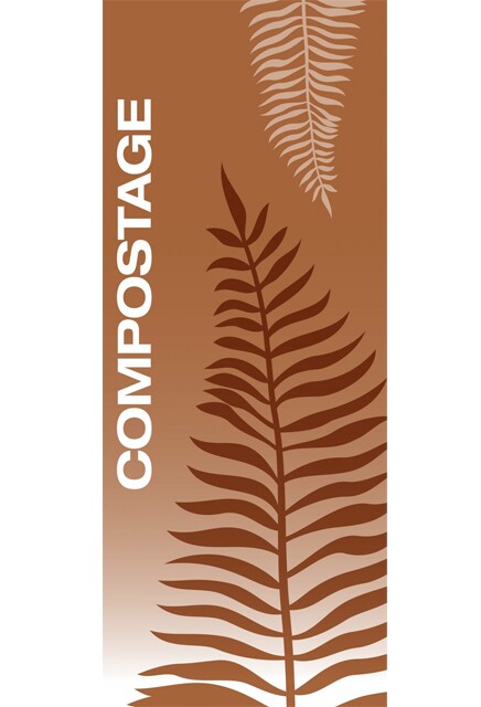 Autocollant "Matières Organiques" pour station Multiplus #NICOMPP387L