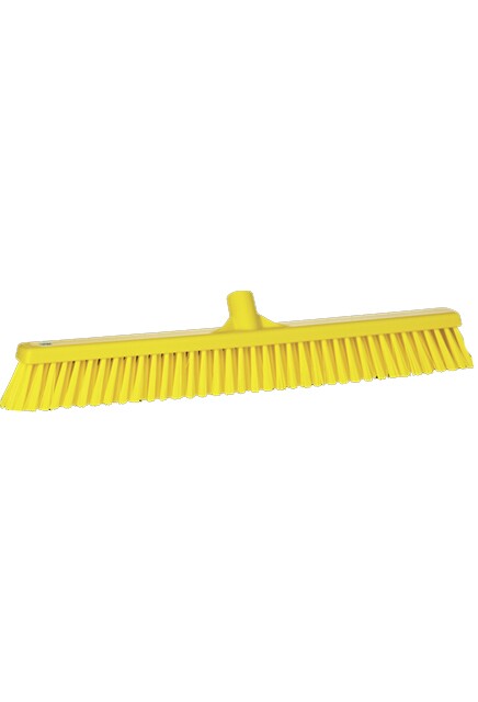 Balai-brosse à soies combinées, Crins Corsé/Fin, 24" #TQ0JL200000