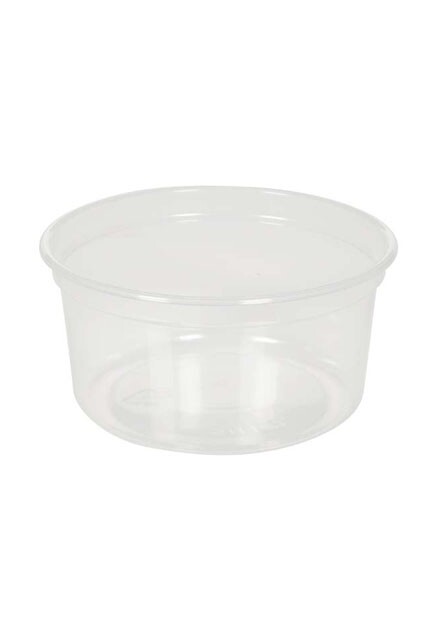 Contenant rond en plastique recyclable #EC419911200