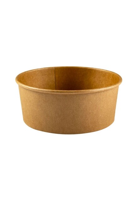 Contenant rond en carton kraft recyclable #EC700042600