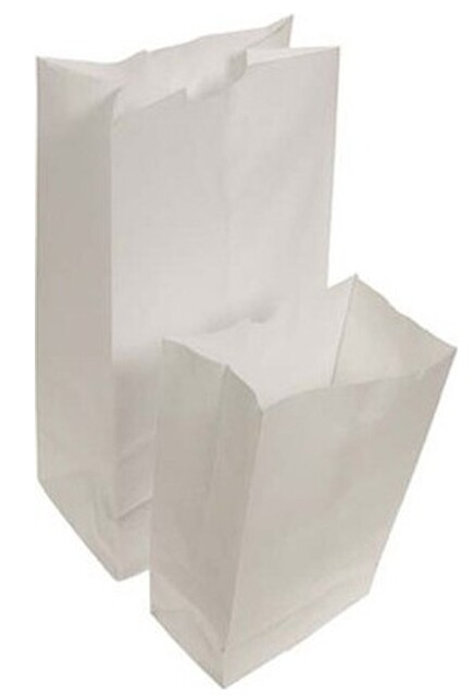 Sac en papier blanc compostable #EC130012000