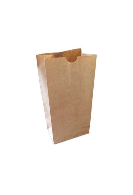 Brown Paaper Bag For a Food Industry Use #EC100008000