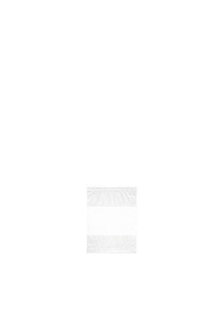 White Printed Bag with zipper #EC300452300