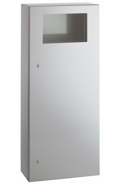 TRIMLINE Poubelle murale en acier inoxydable 12 gal #BO035649000