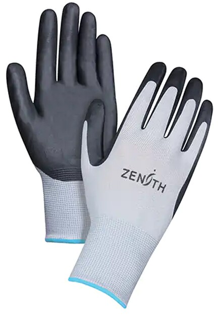 Lightweight Gloves 13 Gauge with Foam Nitrile Coating and Polyester #TQSBA611000