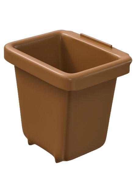 TRISOURCE Corbeille d'appoint de bureau pour le recyclage 2 L #NI0TS002BRU
