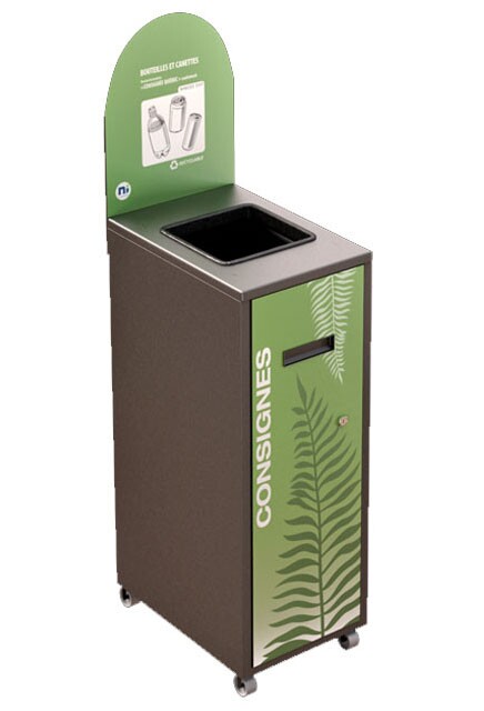 MULTIPLUS Recycling Station with lid 58L #NIMU58P3COGRI