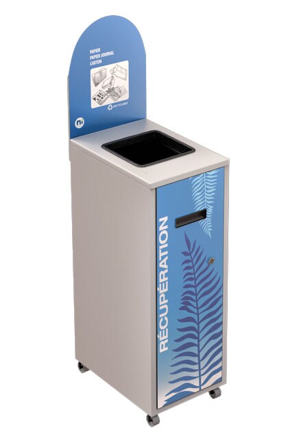 MULTIPLUS Recycling Station with lid 58L #NIMU58P3MRBLA
