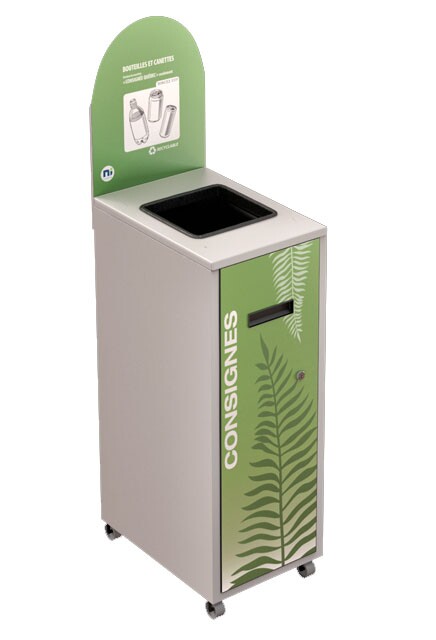 MULTIPLUS Recycling Station with Lid 120L #NIMU120P3COBLA