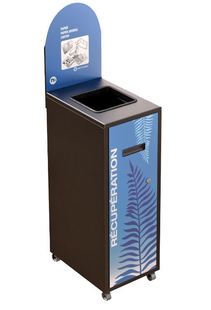 MULTIPLUS Recycling Station with Lid 120L #NIMU120P3PCNOI