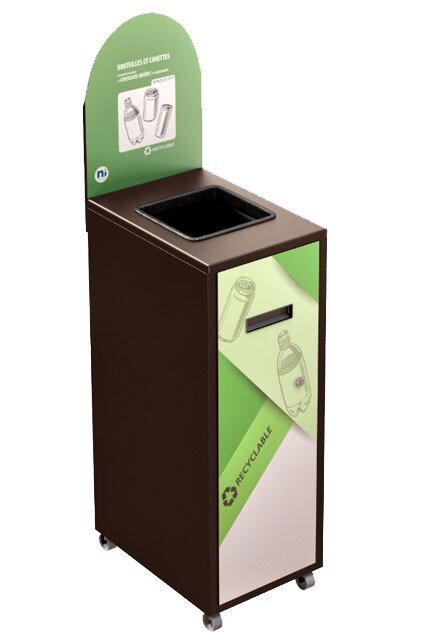 MULTIPLUS Recycling Station with Lid 120L #NIMU120P5COBRU