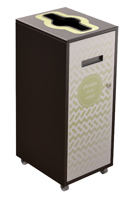 LOUNGE Poubelle de recyclage 58L #NILO58P7PVMNOI