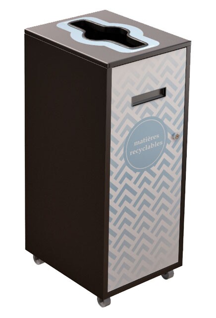 LOUNGE Recycling Container 87L #NILO87P7CONOI