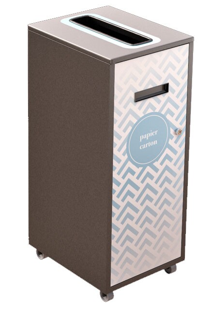 LOUNGE Recycling Container 87L #NILO87P7PCGRI