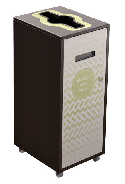 LOUNGE Recycling Container 87L #NILO87P7PVMBRU