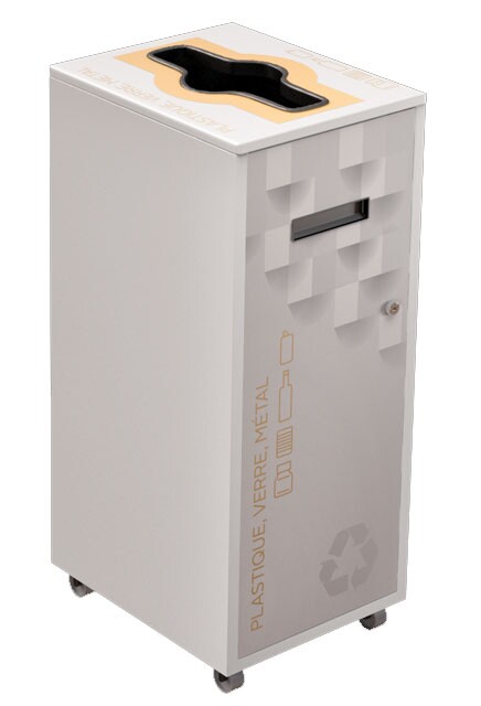 LOUNGE Recycling Container 87L #NILO87P8PVMBLA