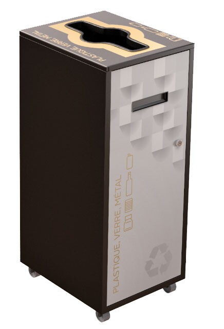 LOUNGE Recycling Container 87L #NILO87P8PVMNOI