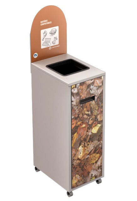 MULTIPLUS Station de recyclage pour les matières organiques 87L #NIMU87P2MOBLA