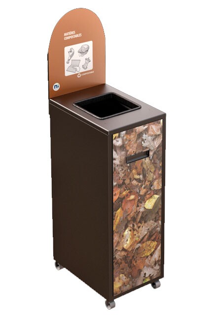 MULTIPLUS Station de recyclage pour les matières organiques 87L #NIMU87P2MOBRU