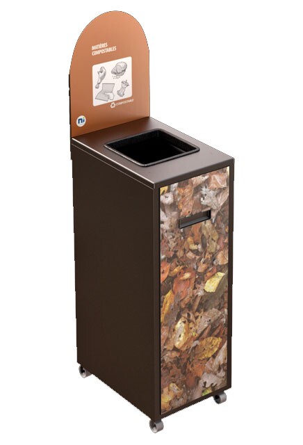 MULTIPLUS Station de recyclage pour les matières organiques 87L #NIMU87P2MONOI