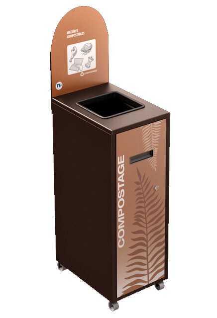 MULTIPLUS Station de recyclage pour les matières organiques 87L #NIMU87P3MOBRU