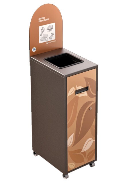 MULTIPLUS Station de recyclage pour les matières organiques 87L #NIMU87P4MOGRI