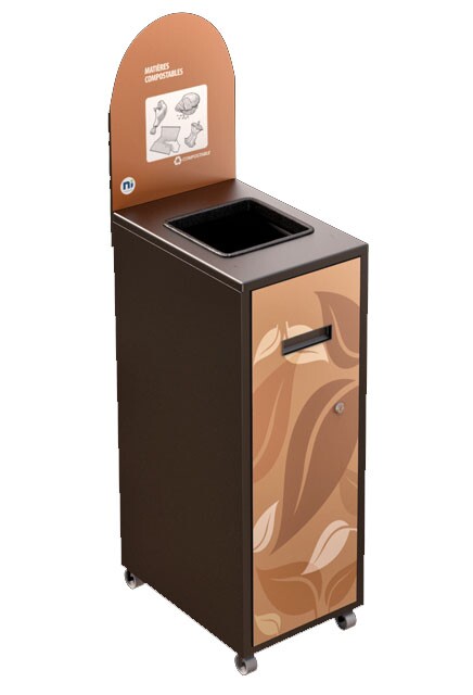 MULTIPLUS Station de recyclage pour les matières organiques 87L #NIMU87P4MONOI