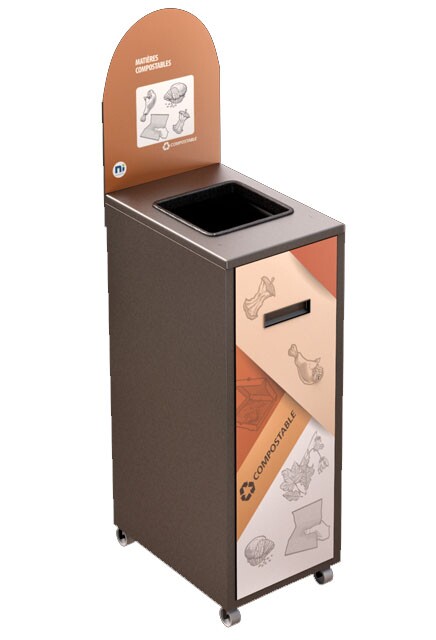 MULTIPLUS Station de recyclage pour les matières organiques 87L #NIMU87P5MOGRI