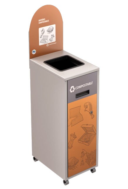 MULTIPLUS Station de recyclage pour les matières organiques 87L #NIMU87P6MOBLA