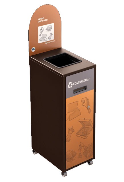 MULTIPLUS Station de recyclage pour les matières organiques 87L #NIMU87P6MOBRU