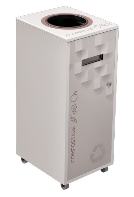 LOUNGE Station de recyclage pour les matières organiques 58L #NILO58MOP8BLA