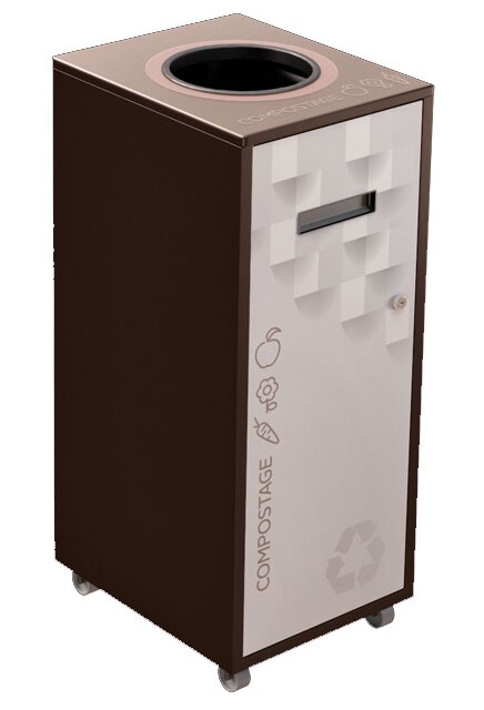 LOUNGE Station de recyclage pour les matières organiques 58L #NILO58MOP8BRU